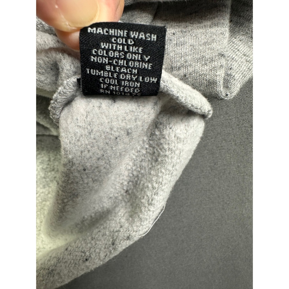 Ohio State Buckeyes Women's Large Gray Cropped Hoodie Brutus Mascot Sweatshirt - Picture 6 of 12